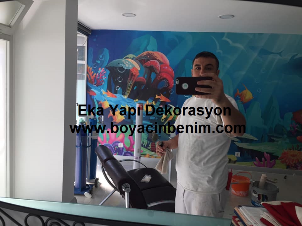 Yelda Hanım. Mecidiyeköy Duvar Kağıdı Ustası